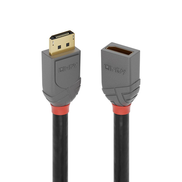 You Recently Viewed Lindy DisplayPort 1.4 Extension Cable, Anthra Line Image