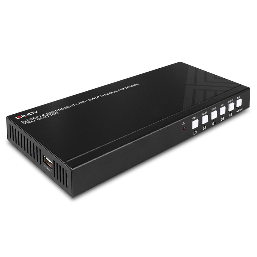 You Recently Viewed Lindy 38338 5 Port Seamless Presentation Switch HDBaseT Extender - Transmitter Image