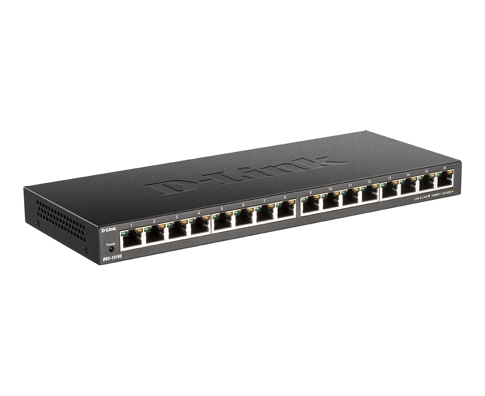 You Recently Viewed D-Link DGS-1016S/B 16-Port Unmanaged Gigabit Ethernet Switch Image