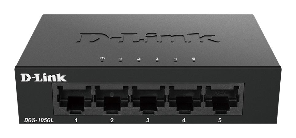 You Recently Viewed D-Link DGS-105GL/B 5-Port Gigabit Ethernet Metal Housing Unmanaged Switch Image