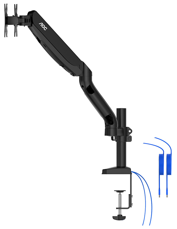 You Recently Viewed AOC AD110DX 32in Monitor Mount/Stand Black - Desk Image