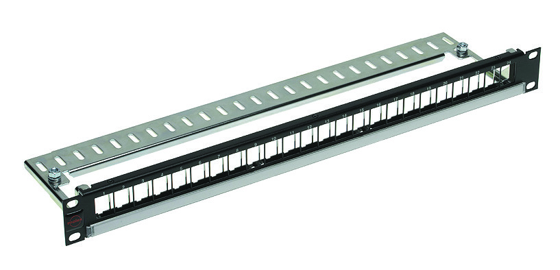 You Recently Viewed Molex PowerCat 24 Port DataGate Flat Patch Panel Unloaded Shielded 1U Black Image