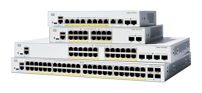 You Recently Viewed Cisco C1200-8T-E-2G 8 Port Gigabit + 2x Combo Ports Rack Mountable Switch Image