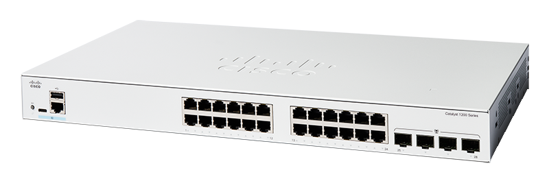 You Recently Viewed Cisco C1200-24T-4G 24 Port Gigabit + 4x SFP L3 Supported Managed Switch Image