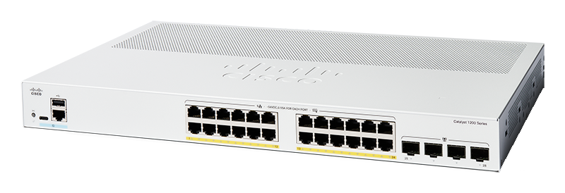 You Recently Viewed Cisco C1200-24P-4G 24 Port Gigabit + 4x SFP L3 Supported Managed Switch Image