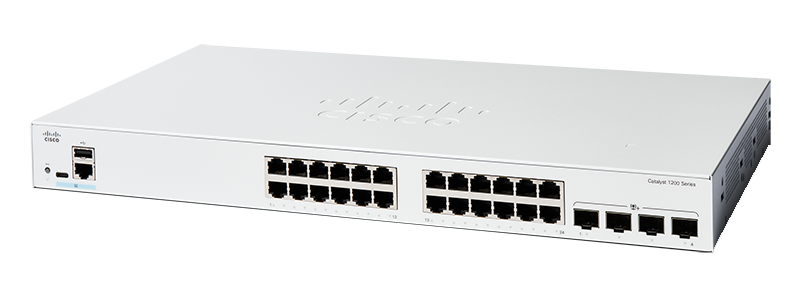 You Recently Viewed Cisco C1200-24T-4X 24 Port Gigabit + 4x SFP+  L3 Supported Managed Switch Image