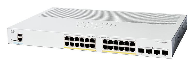 You Recently Viewed Cisco C1200-24P-4X 24 Port Gigabit + 4x SFP+ L3 Supported Managed Switch Image