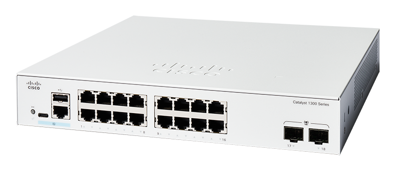 You Recently Viewed Cisco C1300-16T-2G 16 Port Gigabit + 2x SFP L3 Supported Managed Switch Image