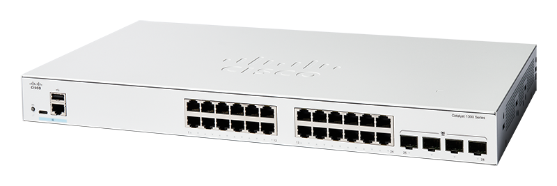 You Recently Viewed Cisco C1300-24T-4G 24 Port Gigabit + 4x SFP L3 Supported Managed Switch Image