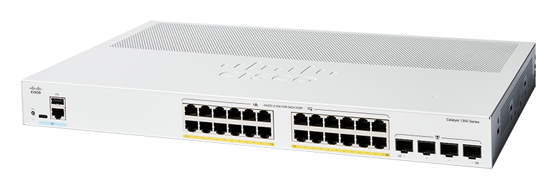 You Recently Viewed Cisco C1300-24P-4G 24 Port Gigabit + 4x SFP L3 Supported Managed Switch Image