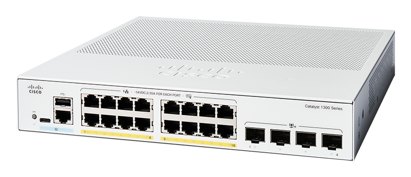 You Recently Viewed Cisco C1300-16P-4X 16 Port Gigabit + 4x SFP+ L3 Supported Managed Switch Image
