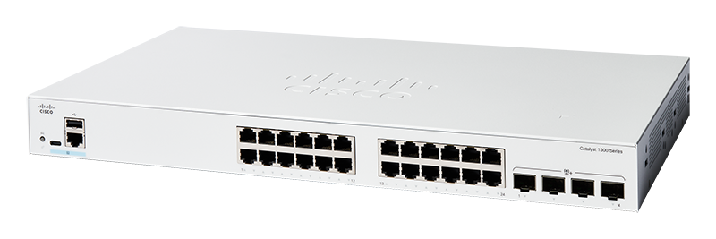 You Recently Viewed Cisco C1300-24T-4X 24 Port Gigabit + 4x SFP+ L3 Supported Managed Switch Image