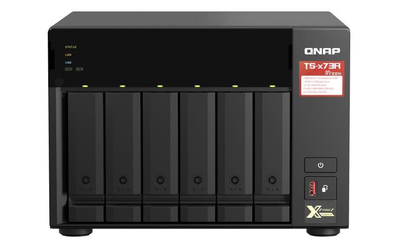 You Recently Viewed QNAP TS-673A NAS Tower Ethernet LAN Black V1500B Image