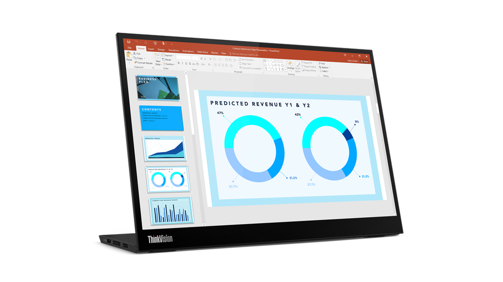 You Recently Viewed Lenovo 63AAUAT6WL ThinkVision M14d LED display 35.6 cm (14in) 2240 x 1400 pixels 2.2K Black Image