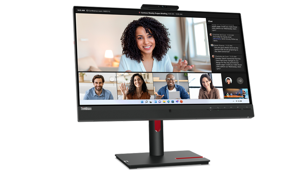 You Recently Viewed Lenovo 63D7UAT3UK ThinkVision T24mv-30 LED display 60.5cm (23.8in) 1920 x 1080 pixels HD Image