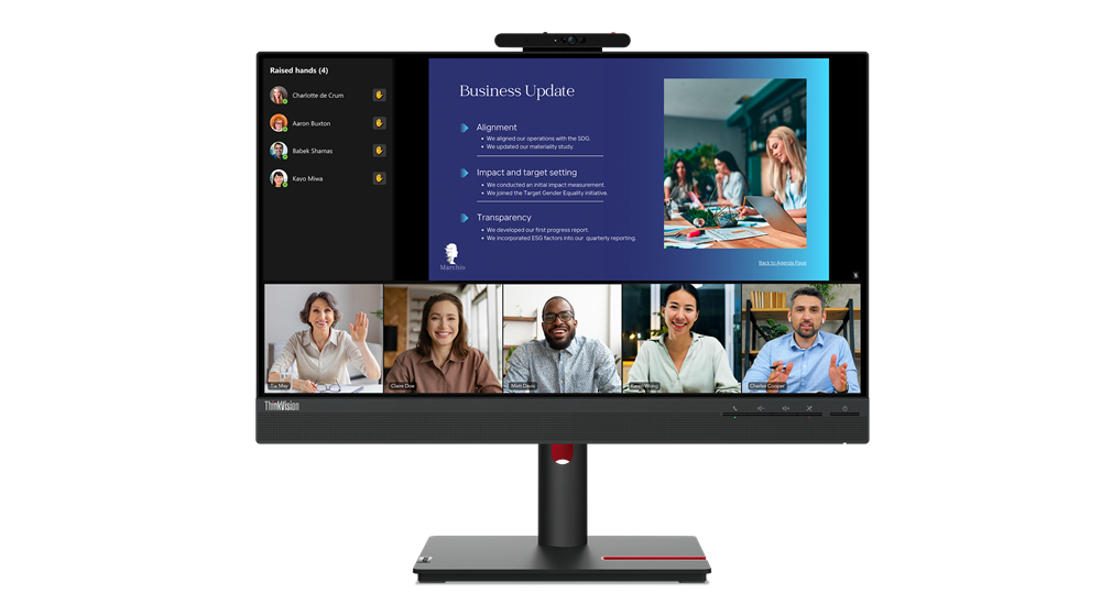 You Recently Viewed Lenovo 63D8MAT3UK ThinkVision T24v-30 LED display 60.5 cm (23.8in) 1920 x 1080 pixels Image