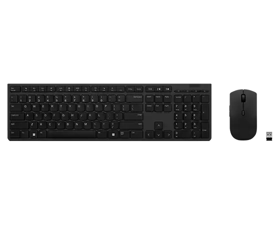 Lenovo 4X31K03967 Professional Wireless Rechargeable Combo Keyboard and Mouse-UK English 