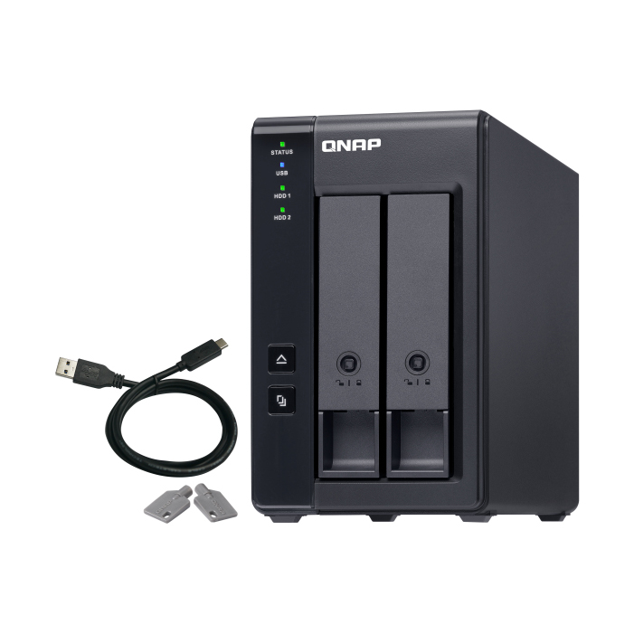 You Recently Viewed QNAP TR-002 storage drive enclosure HDD/SSD enclosure Black 2.5/3.5" Image