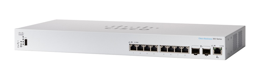 Cisco Business 350 CBS350-8XT 8 Ports Layer 3 10 Gigabit Ethernet Switch