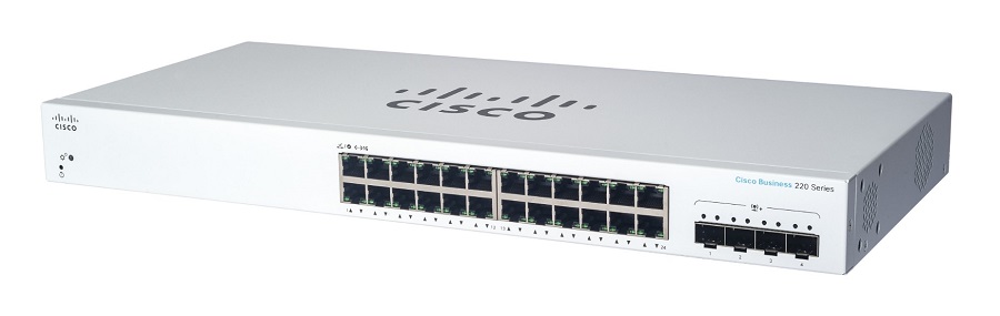 Cisco Business 220 CBS220-24T-4X 24 Ports Layer 2 Ethernet Switch