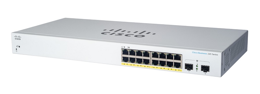 Cisco Business 220 CBS220-16T-2G 16 Ports Layer 2 Ethernet Switch