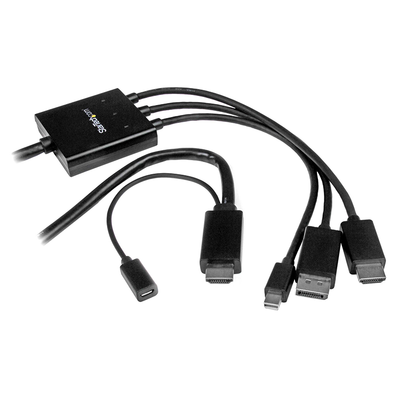 You Recently Viewed StarTech DPMDPHD2HD HDMI, DP or Mini DP to HDMI Converter Cable - 2m (6ft) Image