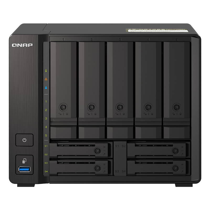 You Recently Viewed QNAP TS-h973AX-8G 4-core 2.2 GHz 8 GB 9 Bay Desktop NAS Image