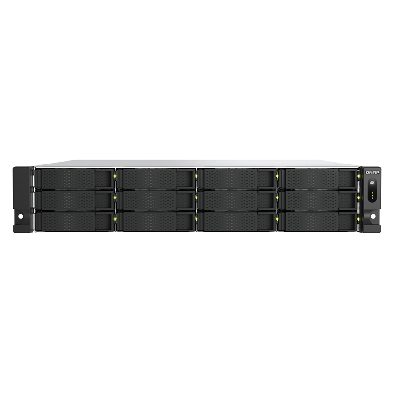 You Recently Viewed QNAP TS-h1277AXU-RP-R5-16G 6-core 5.1 GHz 16GB 2U Rackmount 12 Bay NAS Image