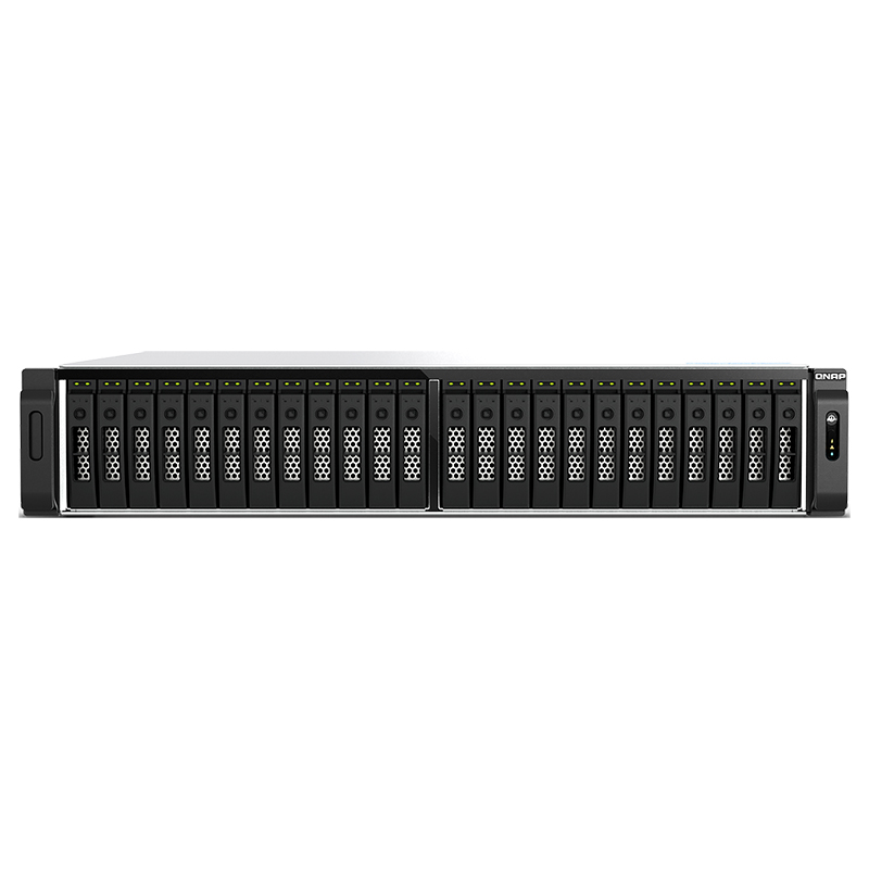 You Recently Viewed QNAP TS-h3077AFU-R5-32G 6-core 5.1GHz 32GB 2U Rackmount 30 Bay NAS Image