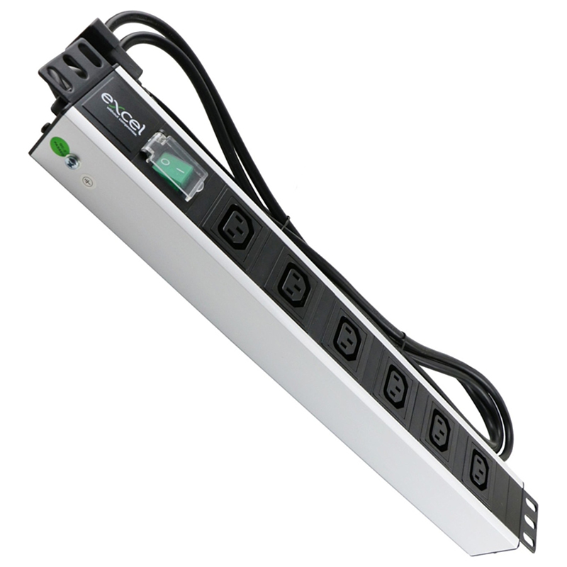 You Recently Viewed Excel 6 Way Horizontal C13 Socket C20 Plug Switched PDU Image