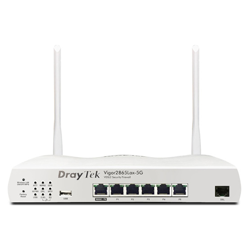 You Recently Viewed DrayTek V2865LAX-5G-K Vigor 2865LAX 5G Router with Wi-Fi 6 and Dual SIM Slots Image