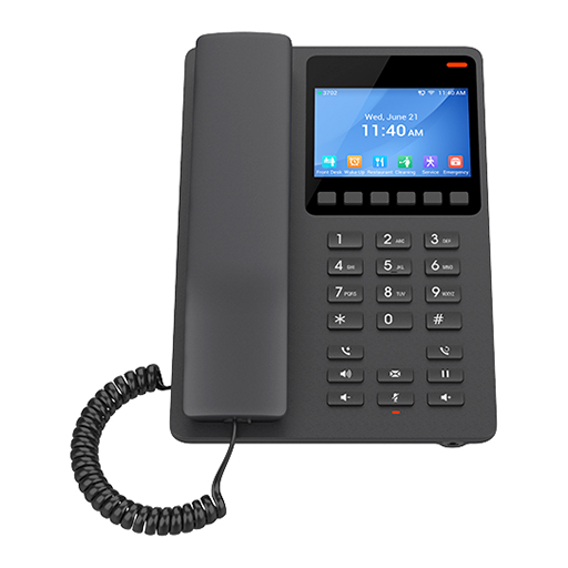 You Recently Viewed Grandstream GHP631 GHP HOTEL PHONE 631 BLACK Image