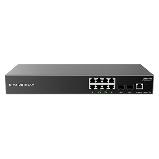 You Recently Viewed Grandstream GWN7801 NETWORK SWITCH 8 X GBE, 2 X SFP PORTS Image