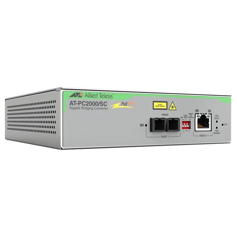 You Recently Viewed Allied Telesis AT-PC2000/SC-960 GigE SC RJ-45 Fibre media converter Image