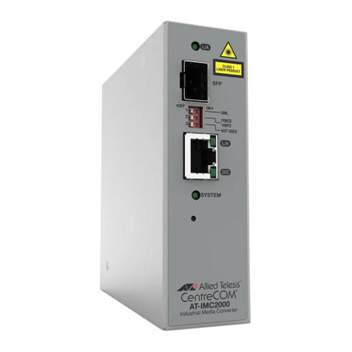 You Recently Viewed Allied Telesis AT-IMC2000T/SP-980 1GbE SFP mini Industrial temperature media converter Image