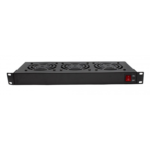 Racky Rax 1U Rackmount Cabinet 3 Fan Units