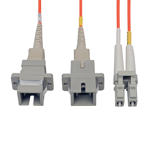 Eaton N458-001-62 Duplex Multimode 62.5/125 Fiber Adapter (LC-SC M/F) 1 ft. (0.31 m)