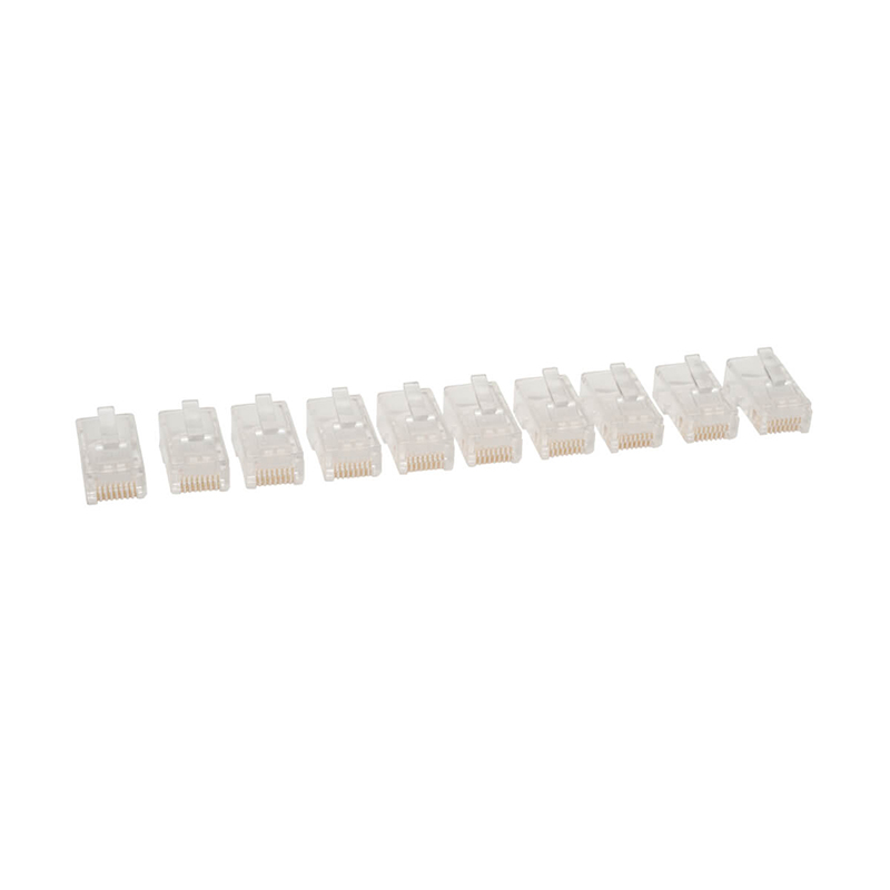 You Recently Viewed Eaton N030-100 RJ45 Plugs for Round Solid / Stranded Conductor 4-pair Cat5e Cable,100-Pack Image