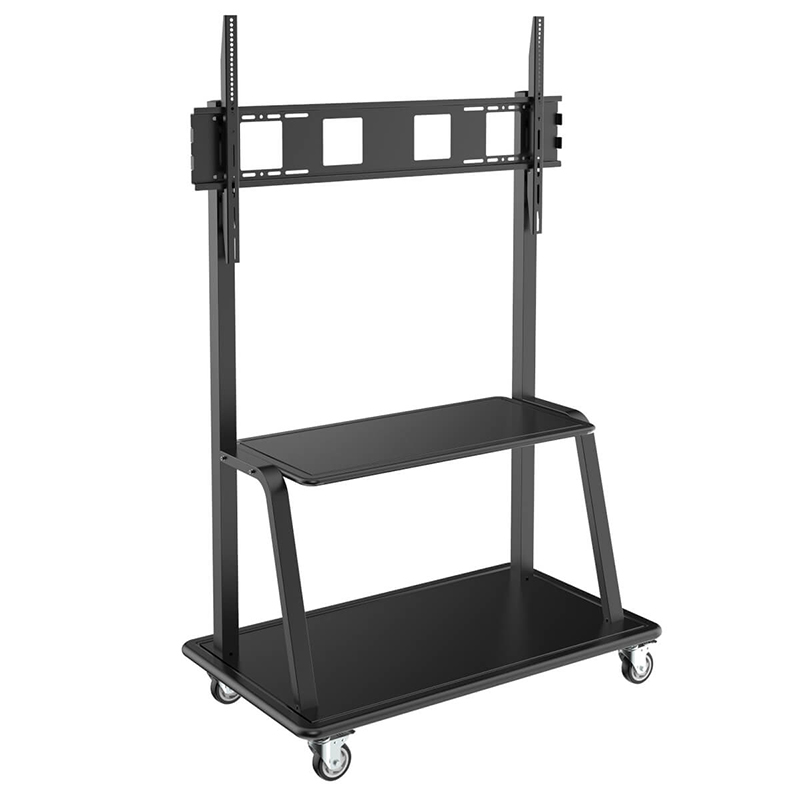 You Recently Viewed Eaton DMCS60105XXDD Heavy-Duty Rolling TV Cart for 60 to 105 Inch Flat-Screen Displays,BK Image