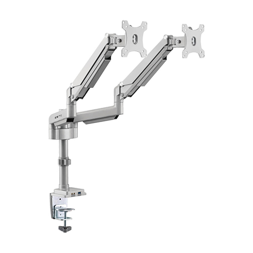 Eaton DDR1732DAL Dual-Display Flex-Arm Mount for 13 to 34 Inch Monitors - Clamp or Grommet