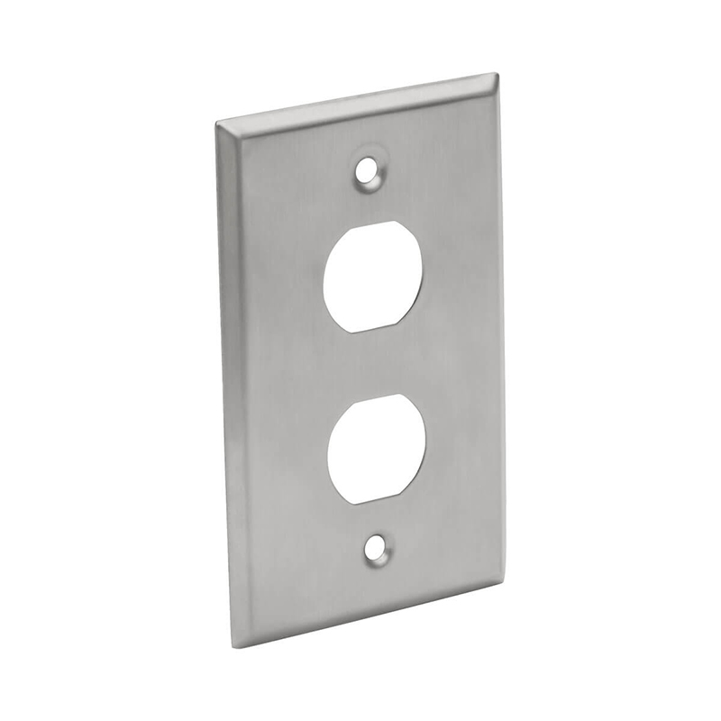 You Recently Viewed Eaton N206-FP02-IND 2-Port Single Gang Faceplate, Stainless Steel, Industrial Grade, IP44 Image