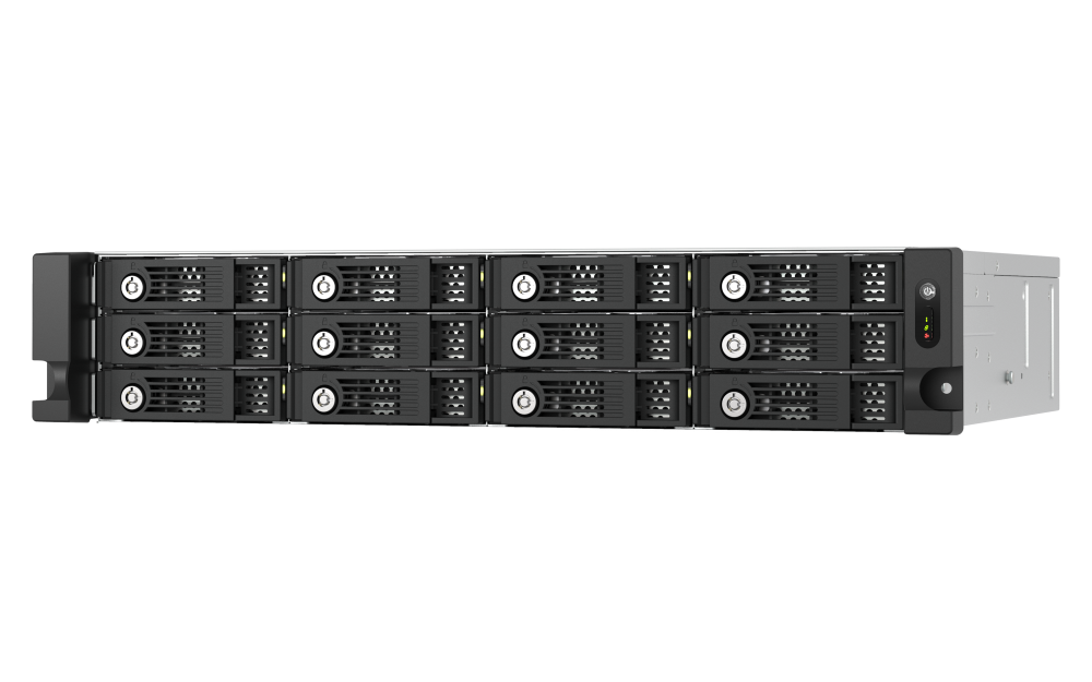 You Recently Viewed QNAP TL-R1200PES-RP Storage drive enclosure HDD/SSD enclosure Black, Grey 2.5/3.5" Image