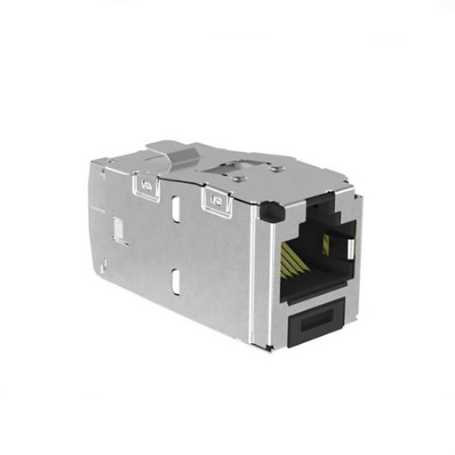 Panduit CJS6X88TGY Mini-Com Cat 6a Shielded Jack Module
