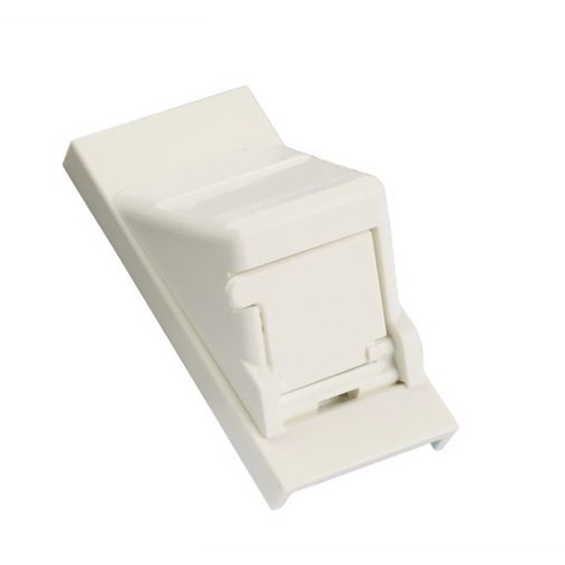 Panduit CM6CESSAW-X Mini-Com 25/50mm Euro Module unloaded, 1 Port, Arctic White