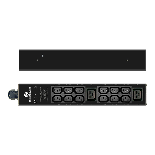 Schleifenbauer E46EVNN1101 Horizontal PDU 16A, 14 outlets