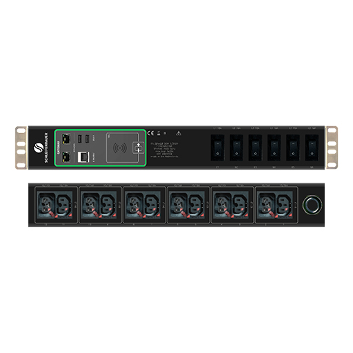 You Recently Viewed Schleifenbauer GM F244DMN3366 Branch Metered Double Horizontal PDU 5.0, 32A, 12 outlets Image