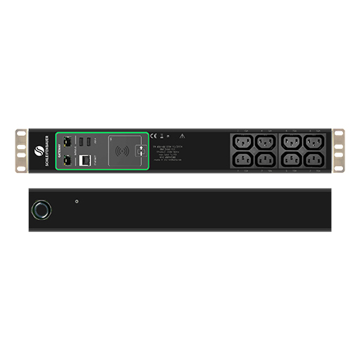 Schleifenbauer GM BBC2HIM1101 Monitored Horizontal PDU 5.0 Gateway, 16A, 8 outlets