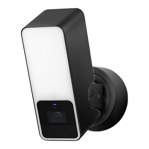 Eve 10ECA8101 Outdoor Cam Secure Floodlight Camera, Black