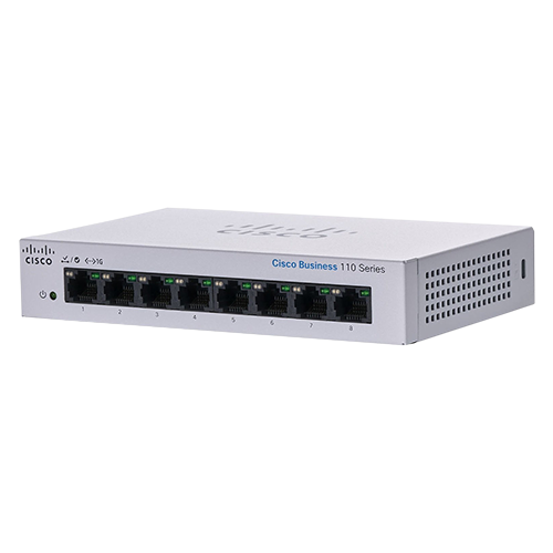 You Recently Viewed Cisco CBS110-8T-D-UK 8-Port GE Unmanaged Desktop Switch Image