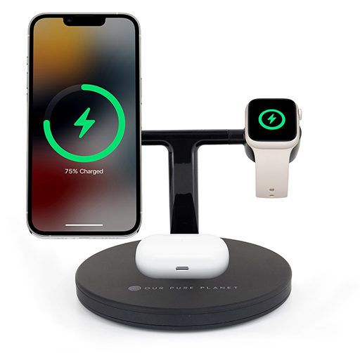 You Recently Viewed Our Pure Planet OPP128 3-in-1 15W Wireless MagSafe Charging Dock Image